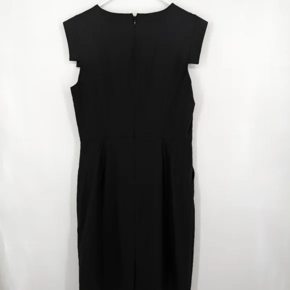 J.Crew Resume Dress | 365 Italian Wool | Black | Size 10 | Like New - Picture 3 of 9